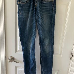 R13 Dark Blue Skinny Jeans